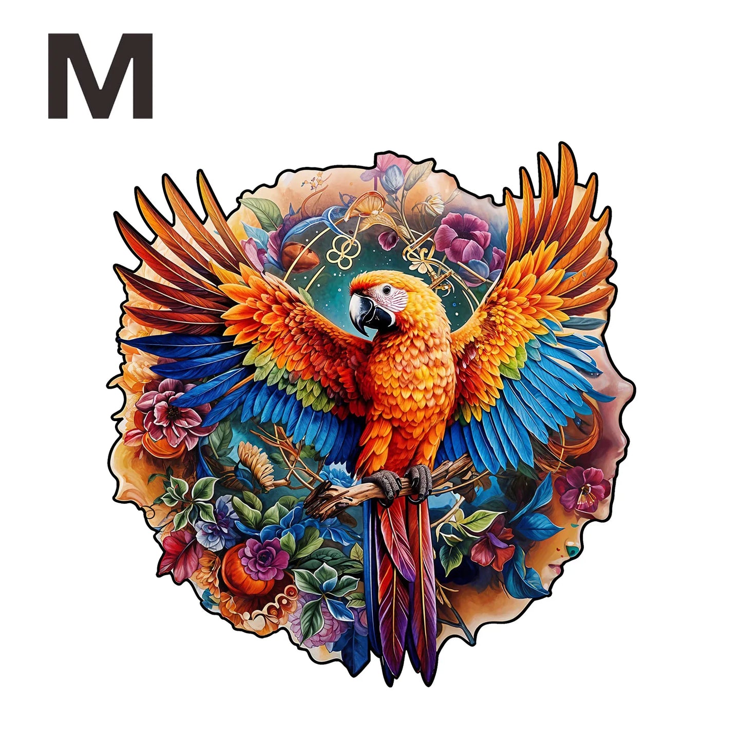 Perroquet à motif unique