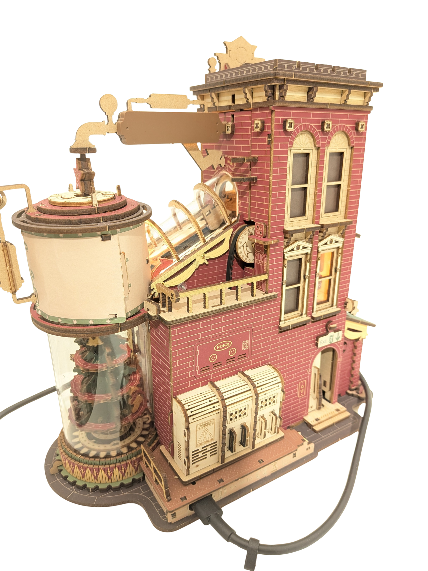 Robotime Rokr Dream Gift Factory Puzzle 3D en bois, boîte à musique.
