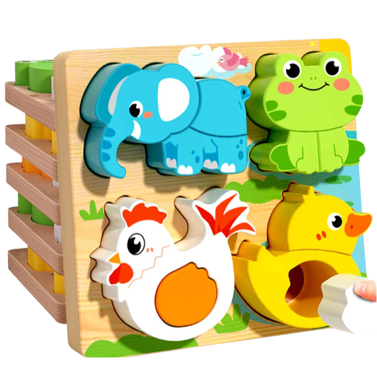 Puzzle éducatif style dessin animé