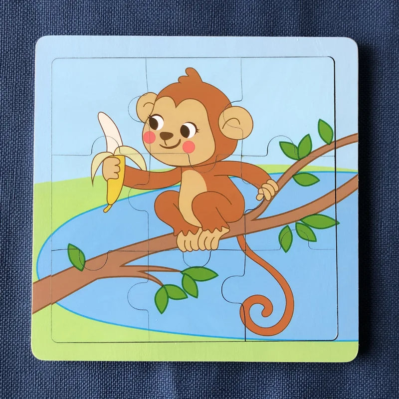 Animaux en 9 pièces