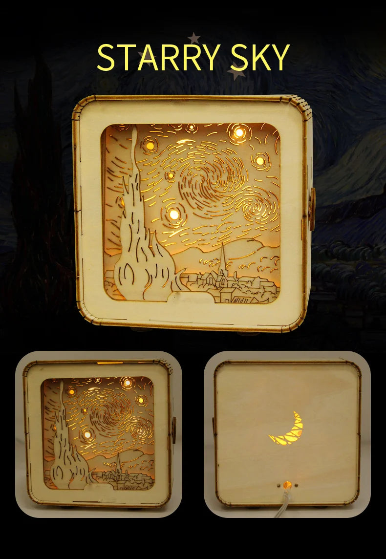 Puzzles veilleuses 3d