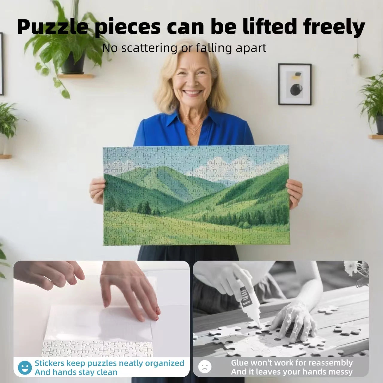 Feuille de collage de puzzle