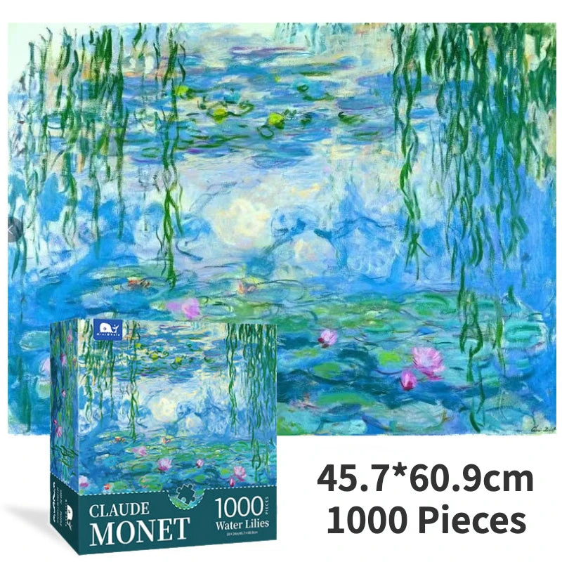 1000 pièces Nénuphars de Claude Monet