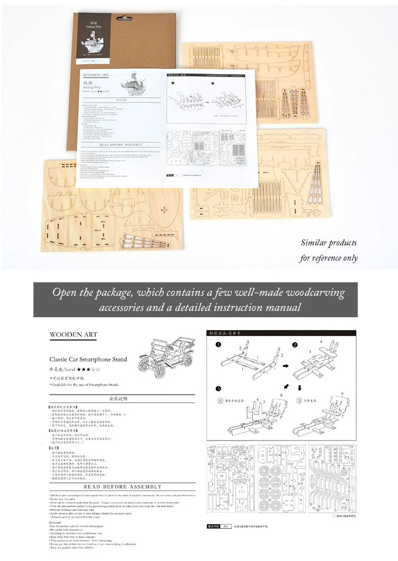 Puzzles 3d de diverses transports à assembler