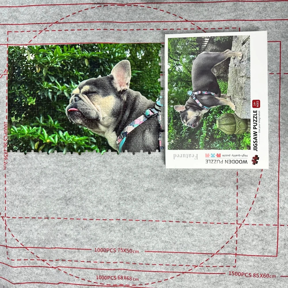 Tapis de puzzles portable à enrouler grand format 1500, 1000, 500