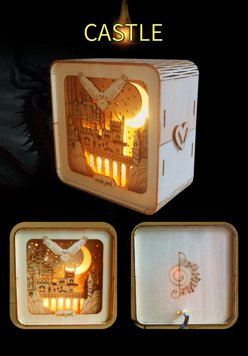 Puzzles veilleuses 3d