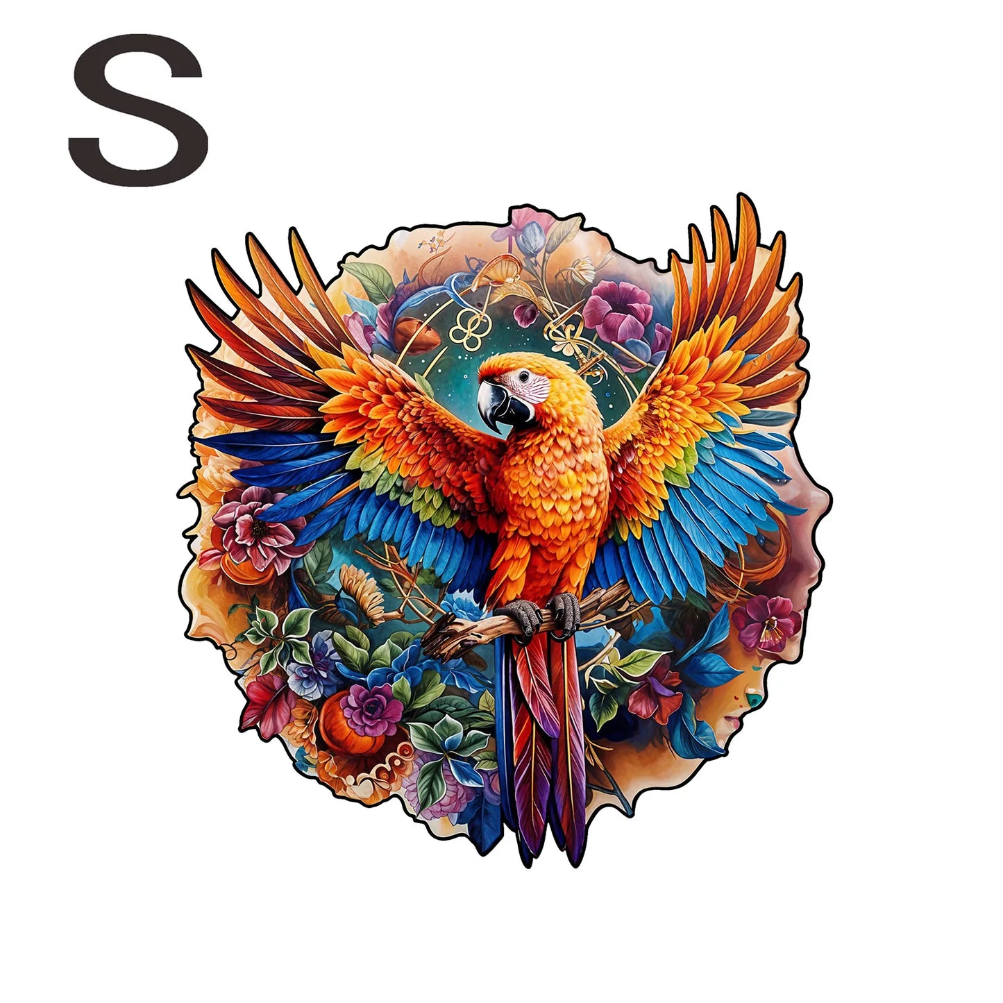 Perroquet à motif unique