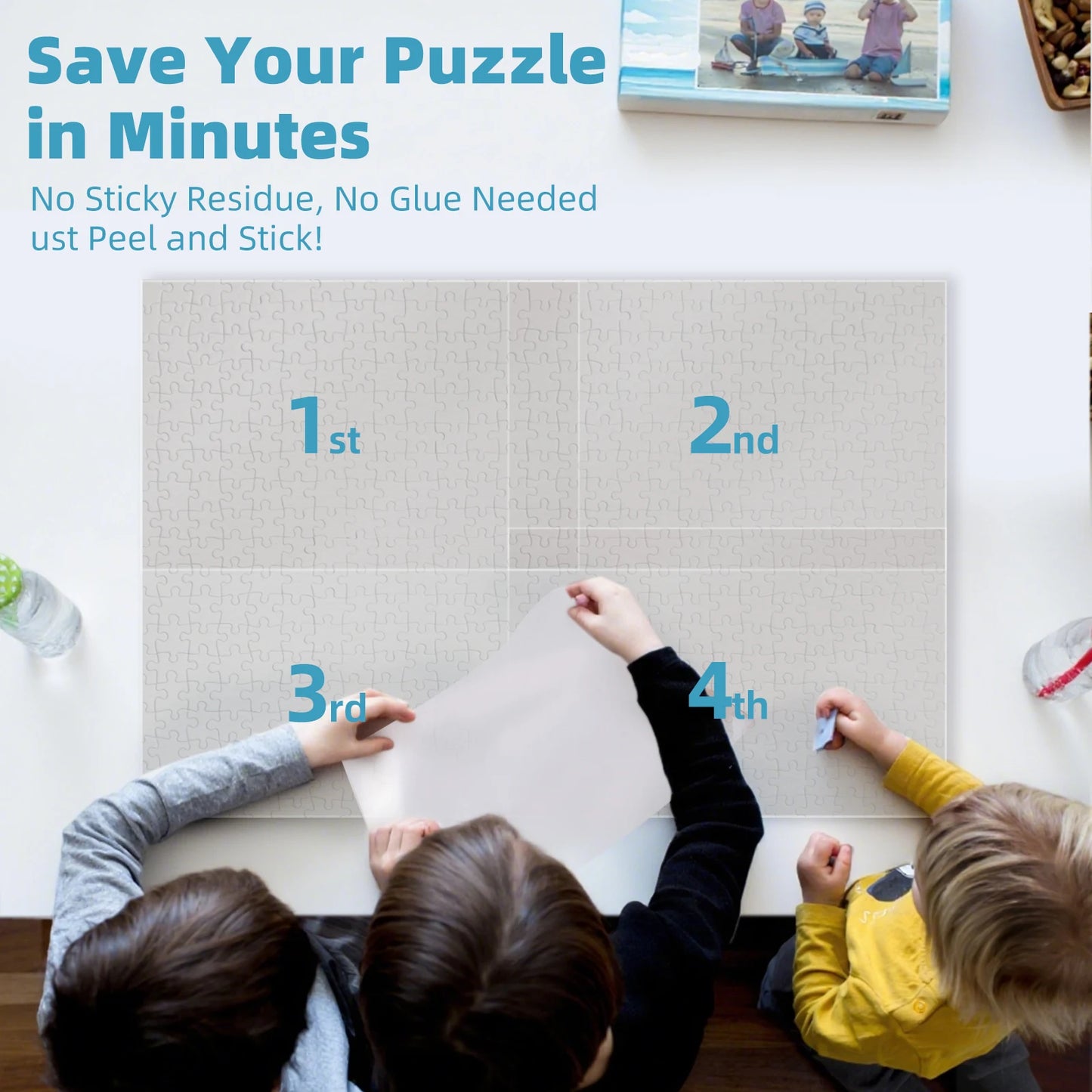 Feuille de collage de puzzle