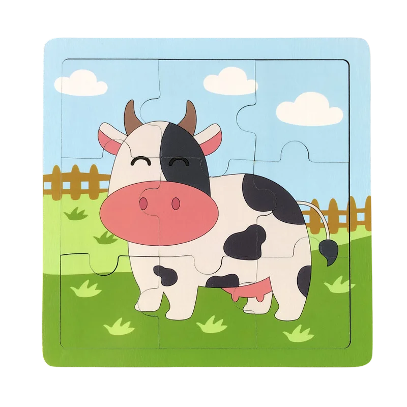 Animaux en 9 pièces