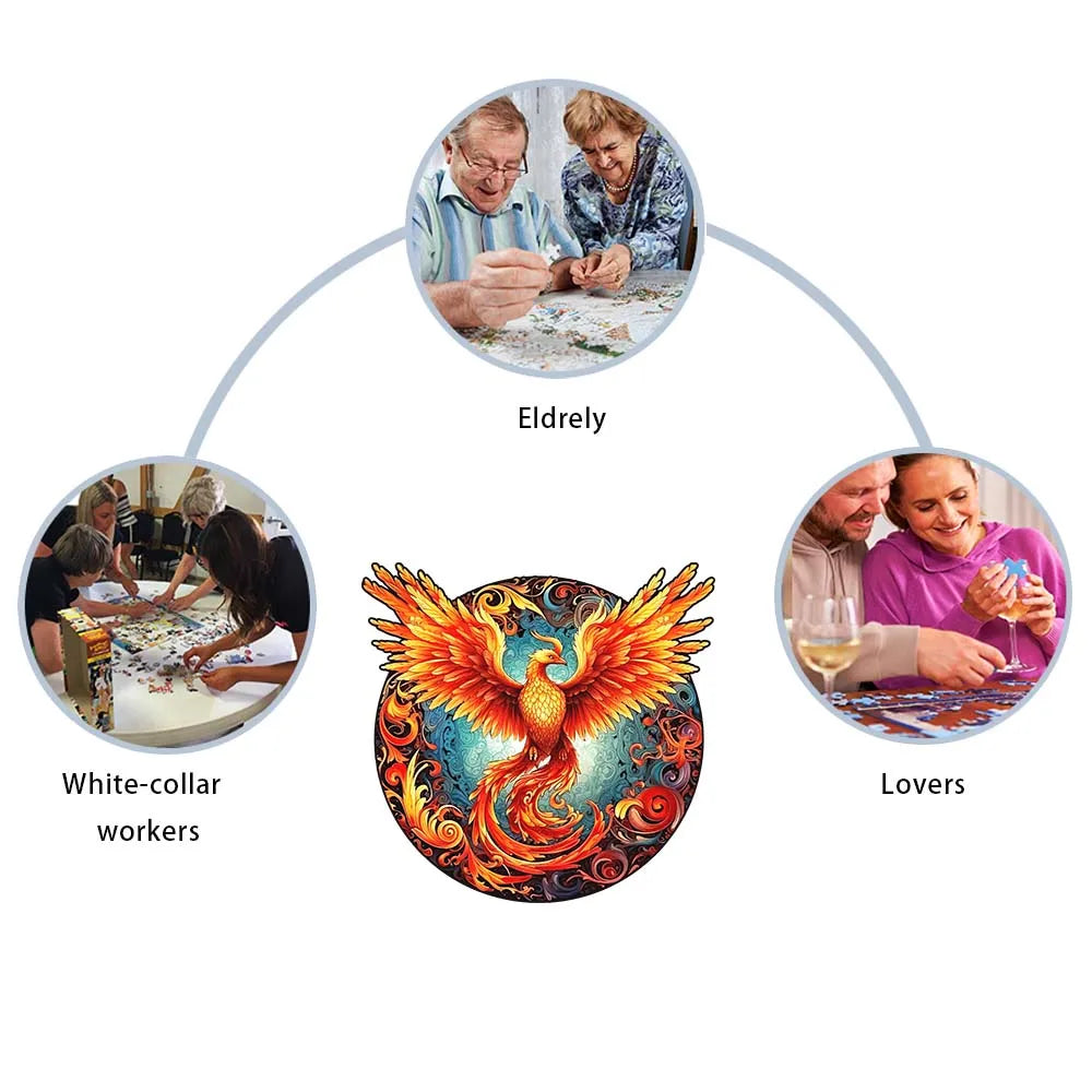 Phénix qui danse dans le feu