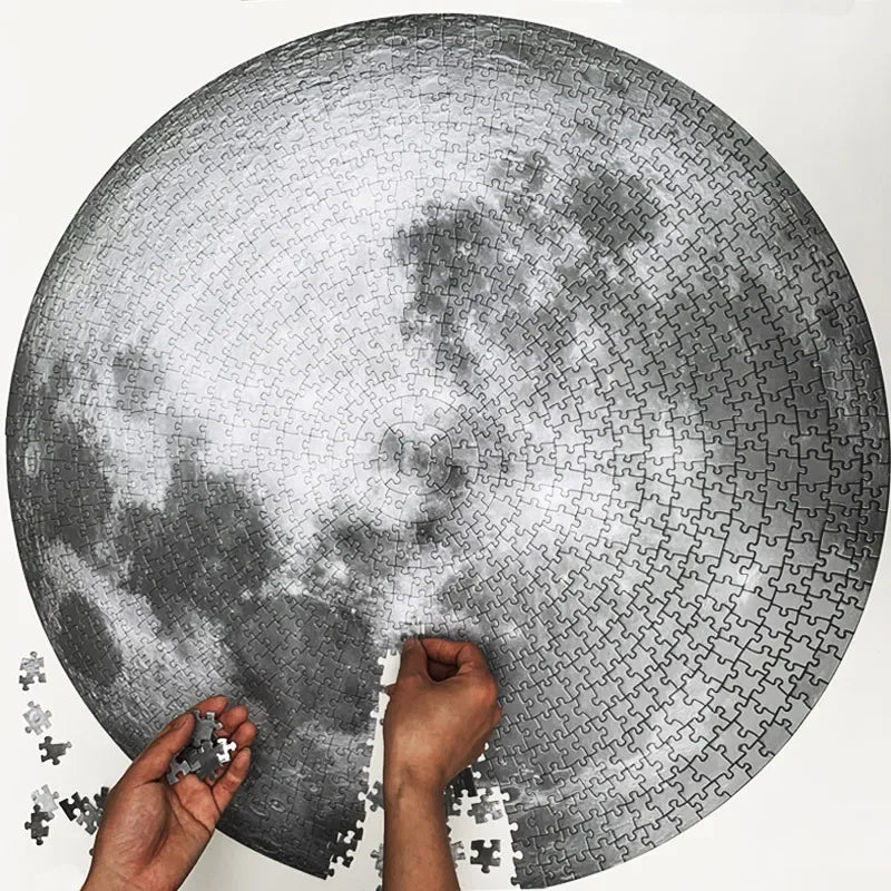 Puzzle 1000 pièces lune géante