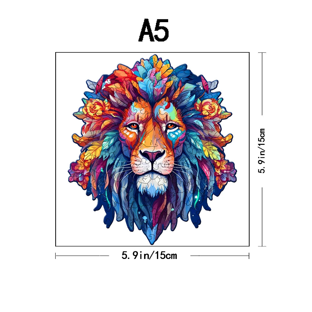 Lion coloré