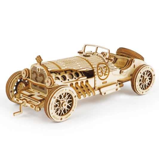 Voiture 3d en bois