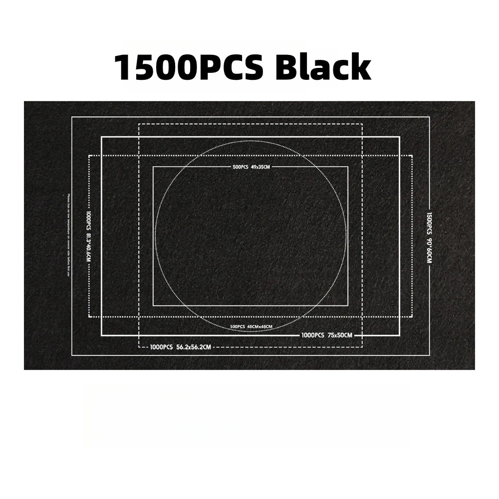 Tapis de puzzles portable à enrouler grand format 1500, 1000, 500