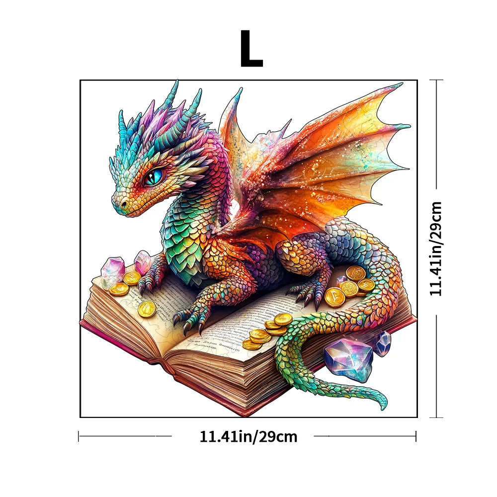 Dragon sur un livre
