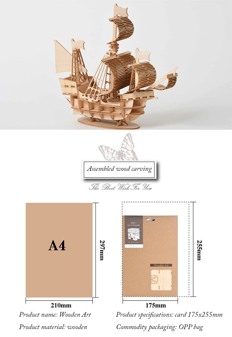 Puzzles 3d de diverses transports à assembler