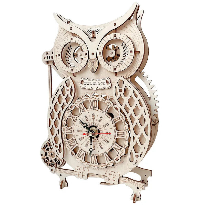 Horloge hibou 3d