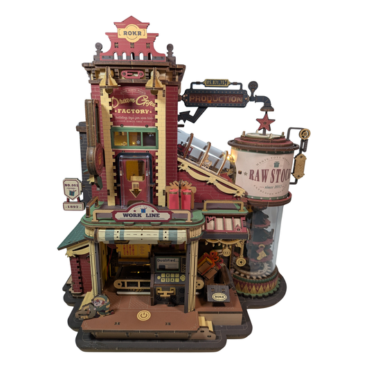 Robotime Rokr Dream Gift Factory Puzzle 3D en bois, boîte à musique.